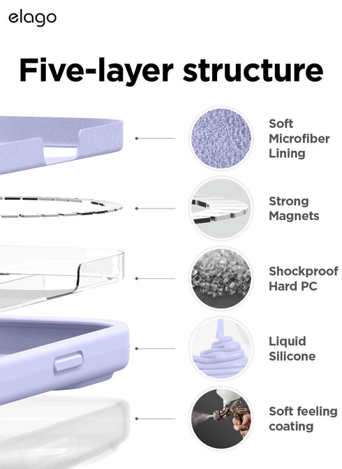 elago iPhone 14 Case Silicone (MagSafe)